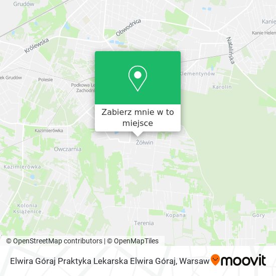 Mapa Elwira Góraj Praktyka Lekarska Elwira Góraj