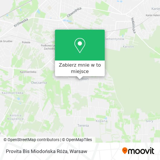 Mapa Provita Bis Miodońska Róża