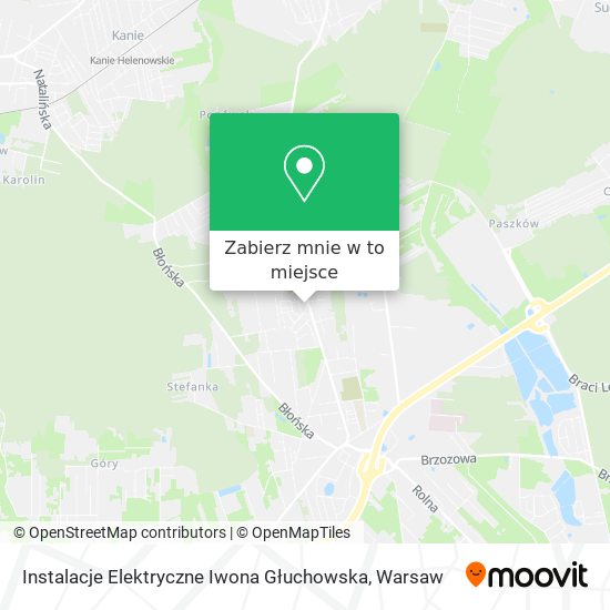 Mapa Instalacje Elektryczne Iwona Głuchowska