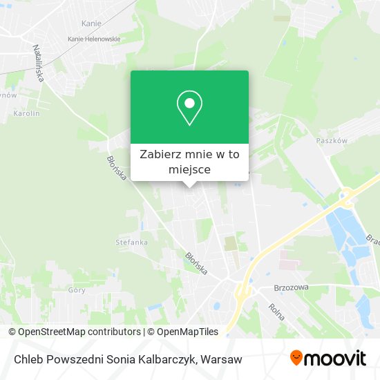 Mapa Chleb Powszedni Sonia Kalbarczyk