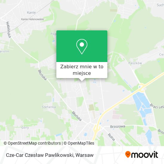 Mapa Cze-Car Czesław Pawlikowski