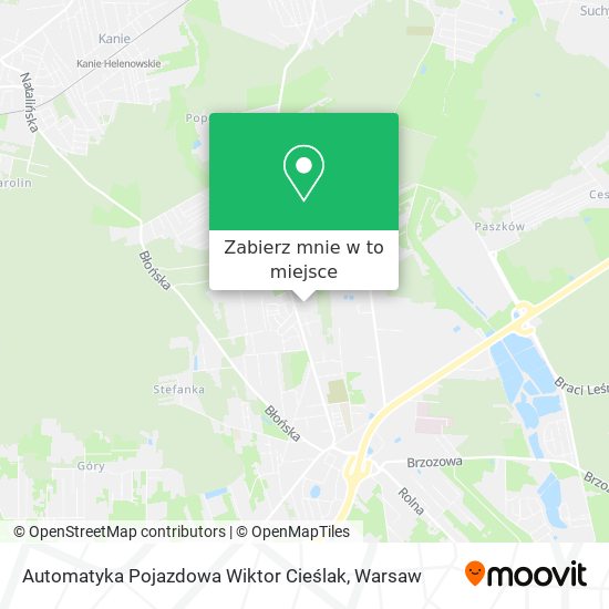 Mapa Automatyka Pojazdowa Wiktor Cieślak