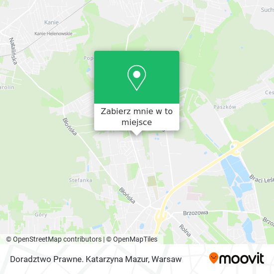 Mapa Doradztwo Prawne. Katarzyna Mazur