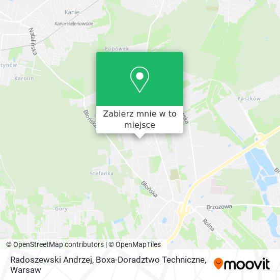 Mapa Radoszewski Andrzej, Boxa-Doradztwo Techniczne