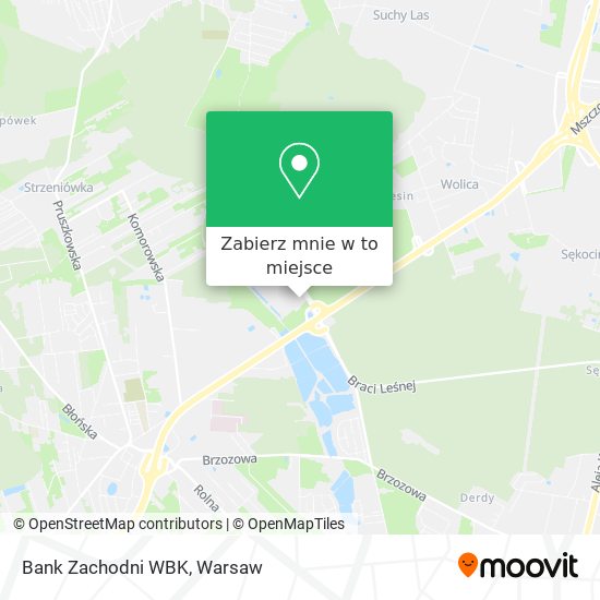 Mapa Bank Zachodni WBK