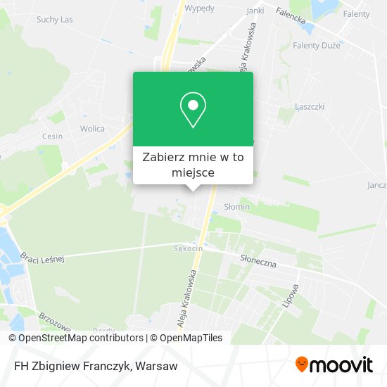 Mapa FH Zbigniew Franczyk