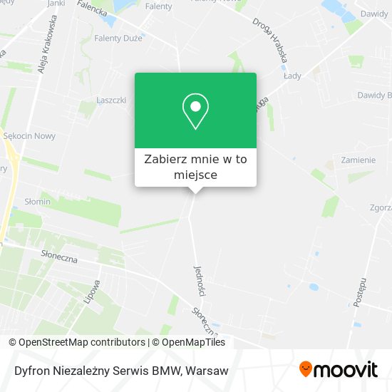 Mapa Dyfron Niezależny Serwis BMW