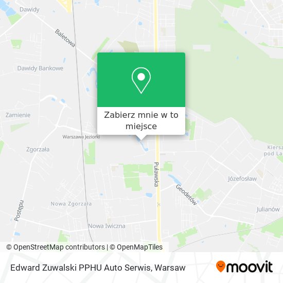 Mapa Edward Zuwalski PPHU Auto Serwis