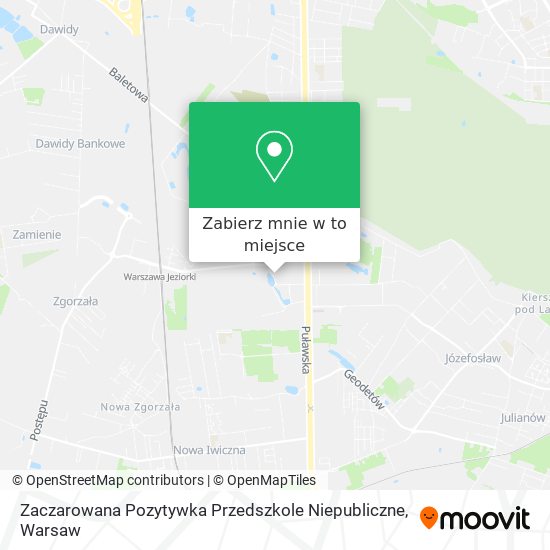 Mapa Zaczarowana Pozytywka Przedszkole Niepubliczne