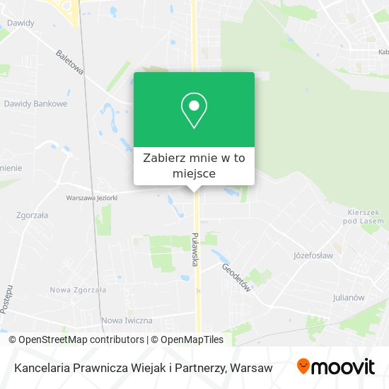 Mapa Kancelaria Prawnicza Wiejak i Partnerzy