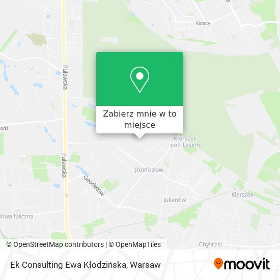 Mapa Ek Consulting Ewa Kłodzińska