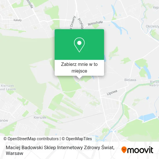 Mapa Maciej Badowski Sklep Internetowy Zdrowy Świat