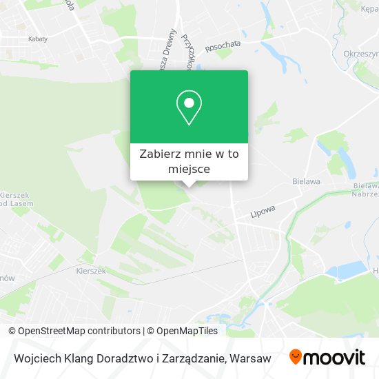 Mapa Wojciech Klang Doradztwo i Zarządzanie