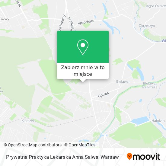 Mapa Prywatna Praktyka Lekarska Anna Salwa