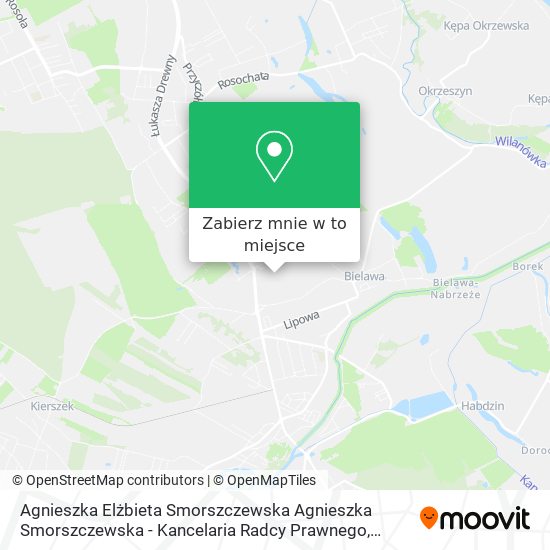 Mapa Agnieszka Elżbieta Smorszczewska Agnieszka Smorszczewska - Kancelaria Radcy Prawnego