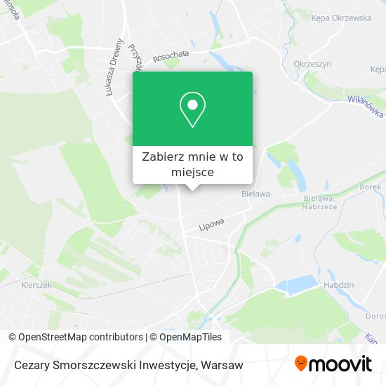 Mapa Cezary Smorszczewski Inwestycje