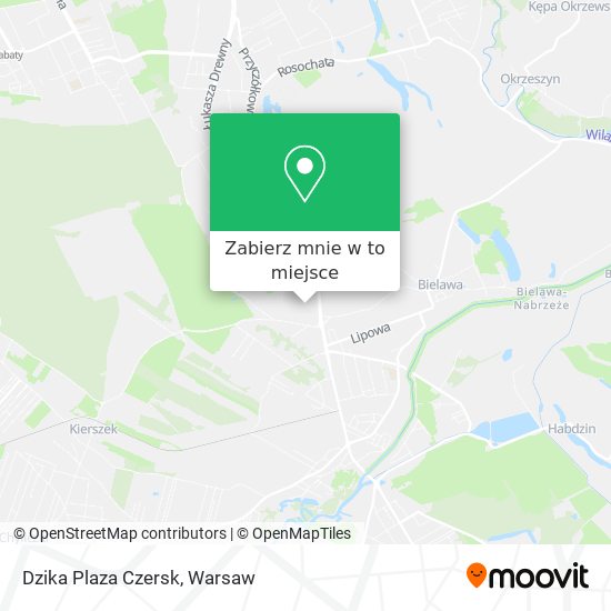 Mapa Dzika Plaza Czersk