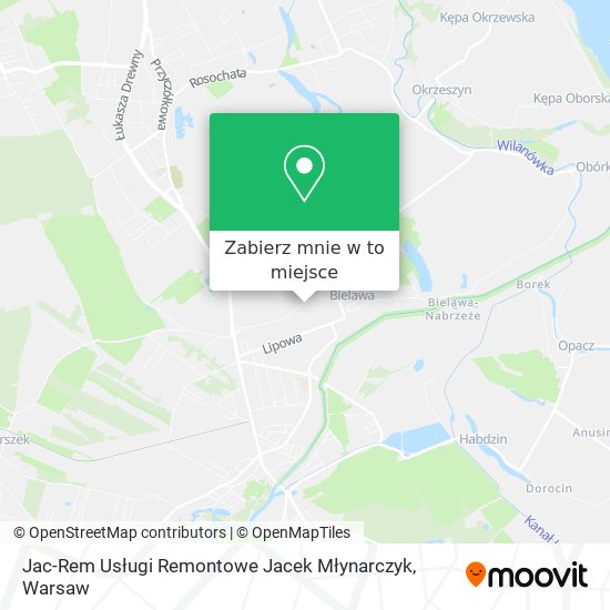 Mapa Jac-Rem Usługi Remontowe Jacek Młynarczyk