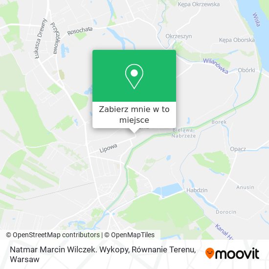 Mapa Natmar Marcin Wilczek. Wykopy, Równanie Terenu