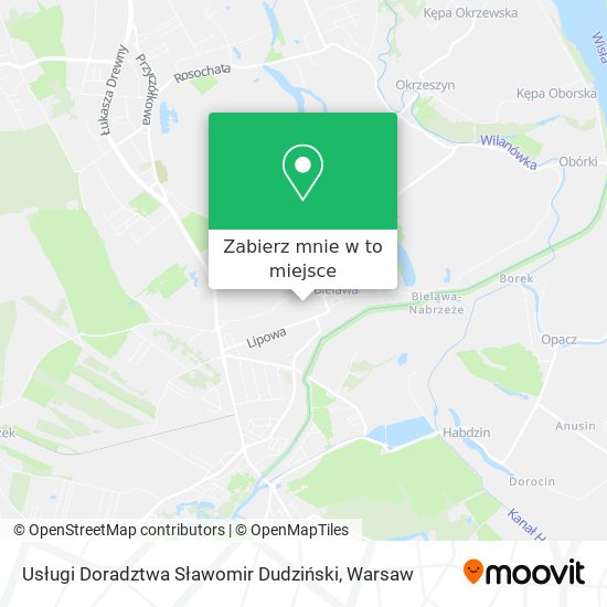 Mapa Usługi Doradztwa Sławomir Dudziński