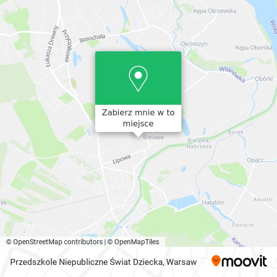 Mapa Przedszkole Niepubliczne Świat Dziecka