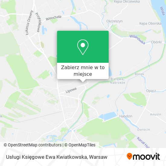 Mapa Usługi Księgowe Ewa Kwiatkowska