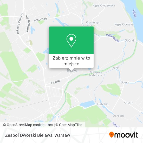 Mapa Zespół Dworski Bielawa