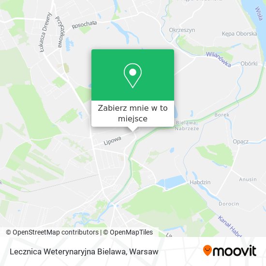 Mapa Lecznica Weterynaryjna Bielawa