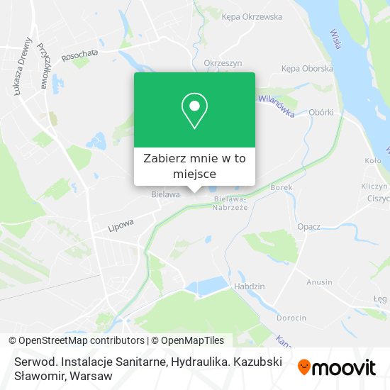 Mapa Serwod. Instalacje Sanitarne, Hydraulika. Kazubski Sławomir