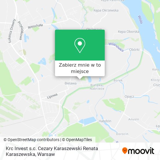 Mapa Krc Invest s.c. Cezary Karaszewski Renata Karaszewska