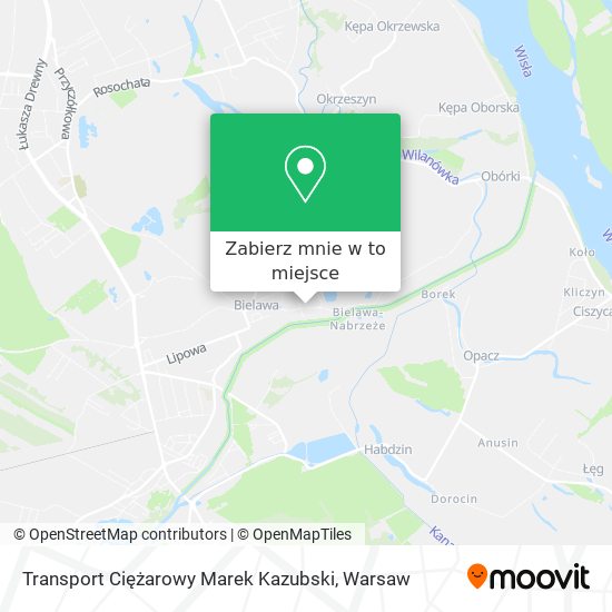 Mapa Transport Ciężarowy Marek Kazubski