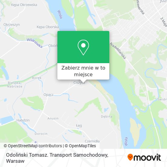 Mapa Odoliński Tomasz. Transport Samochodowy