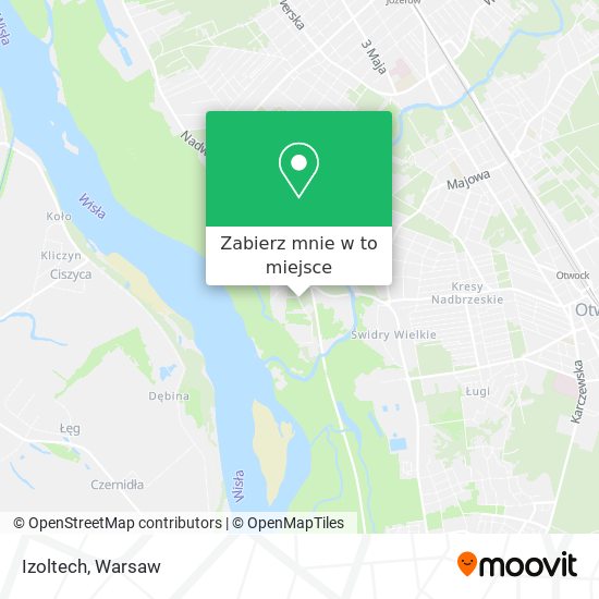 Mapa Izoltech