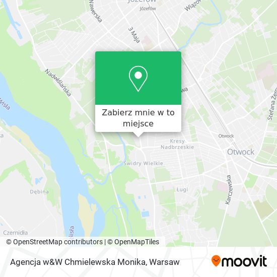 Mapa Agencja w&W Chmielewska Monika