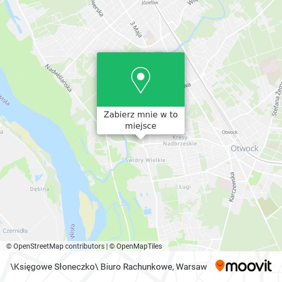 Mapa \Księgowe Słoneczko\ Biuro Rachunkowe