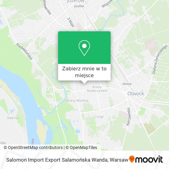 Mapa Salomon Import Export Salamońska Wanda