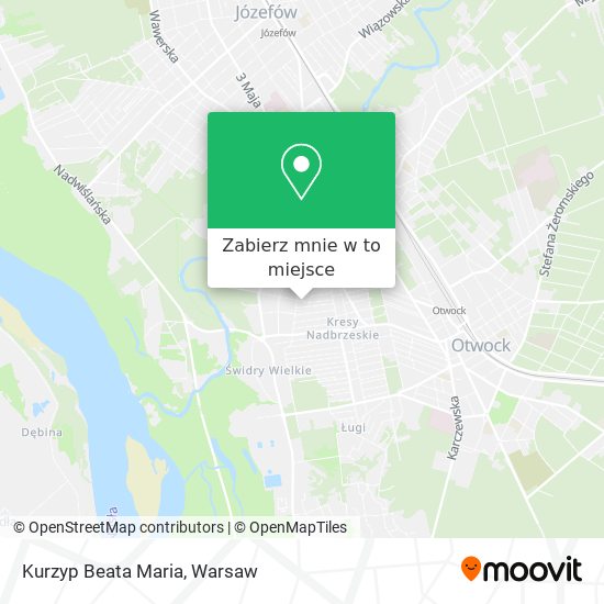 Mapa Kurzyp Beata Maria