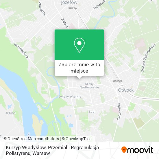 Mapa Kurzyp Władysław. Przemiał i Regranulacja Polistyrenu