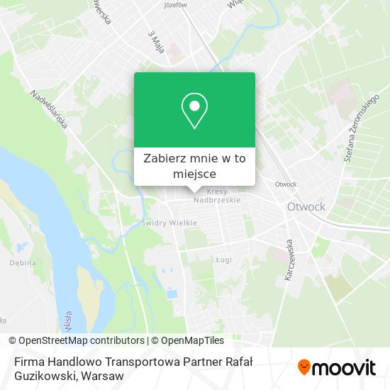 Mapa Firma Handlowo Transportowa Partner Rafał Guzikowski