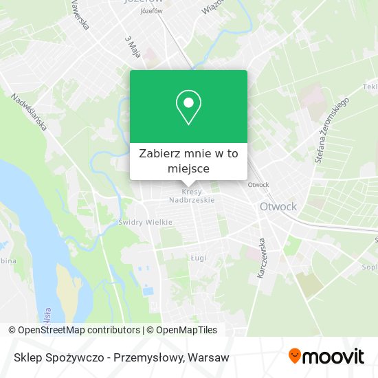 Mapa Sklep Spożywczo - Przemysłowy