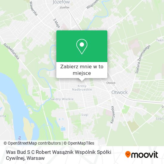 Mapa Was Bud S C Robert Wasążnik Wspólnik Spółki Cywilnej