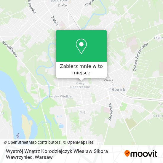 Mapa Wystrój Wnętrz Kołodziejczyk Wiesław Sikora Wawrzyniec