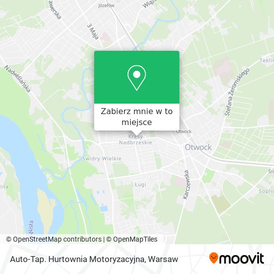 Mapa Auto-Tap. Hurtownia Motoryzacyjna