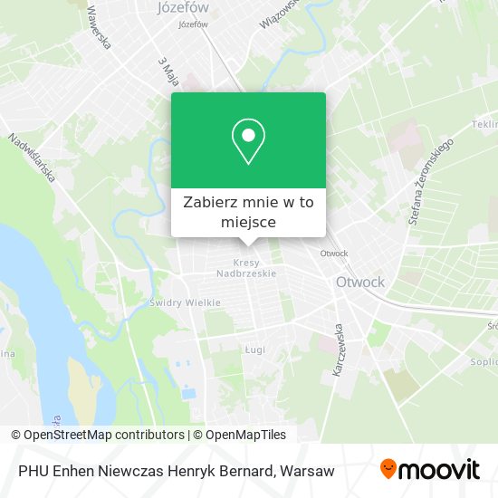 Mapa PHU Enhen Niewczas Henryk Bernard