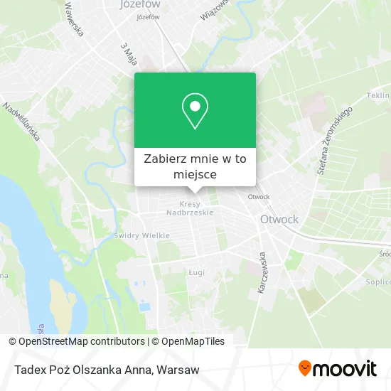Mapa Tadex Poż Olszanka Anna