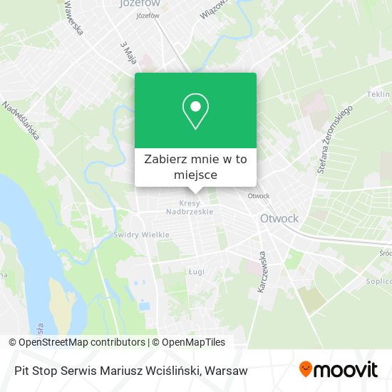 Mapa Pit Stop Serwis Mariusz Wciśliński