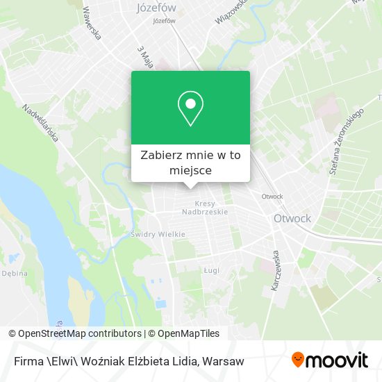 Mapa Firma \Elwi\ Woźniak Elżbieta Lidia