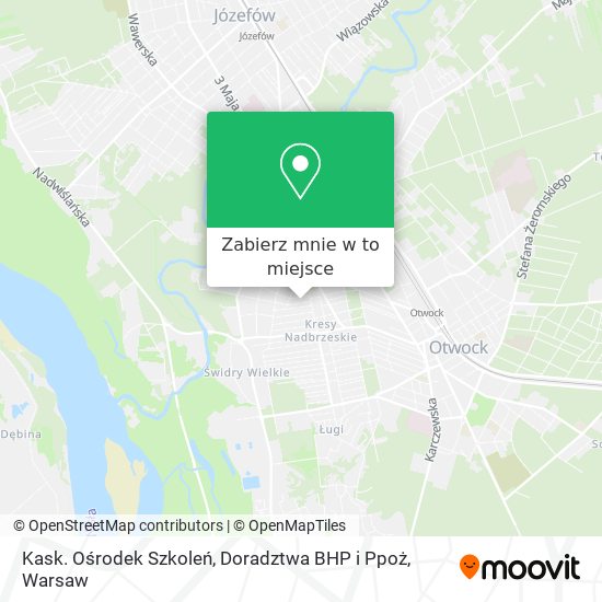 Mapa Kask. Ośrodek Szkoleń, Doradztwa BHP i Ppoż