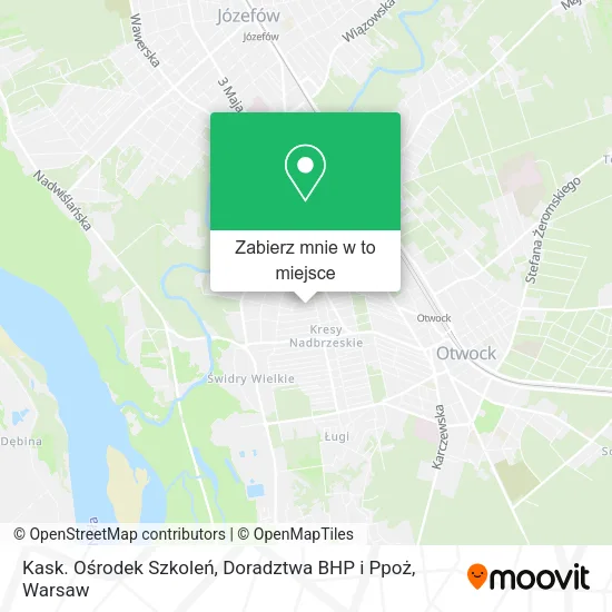 Mapa Kask. Ośrodek Szkoleń, Doradztwa BHP i Ppoż