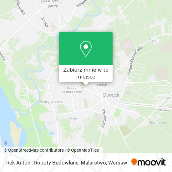 Mapa Rek Antoni. Roboty Budowlane, Malarstwo